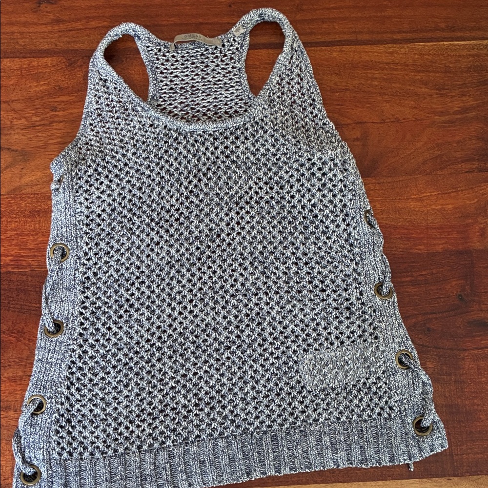 2 for $15 Guess Gray Knit Tank Top